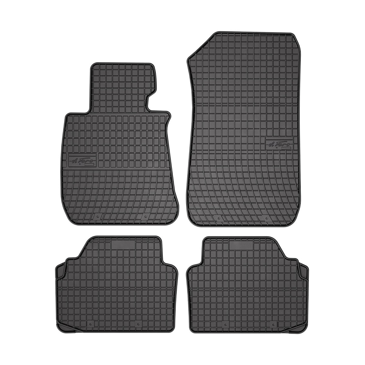 BMW 3 SERIES Floor Mats - Omac - El Toro Rubber - Black - '06-'11